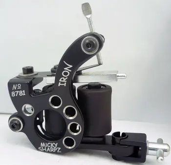 

10Pcs/lot Pro Casting Iron Tattoo Machine 10 Wraps coil stainless steel Tattoos Body Art Gun Coil Machine LPC-ITM-7034-4D