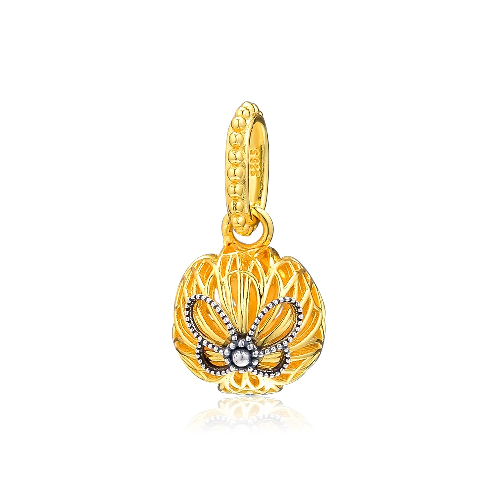 

2019 Spring 925 jewelry Luster Openwork Butterflies Pendants 925 Sterling Silver rose Charm Fit Charms beads DIY Bracelets