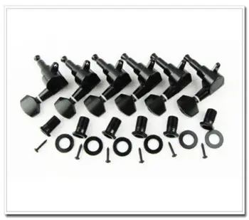 

Black Tuning Pegs 6R Sealed Machine Heads Electric Guitar