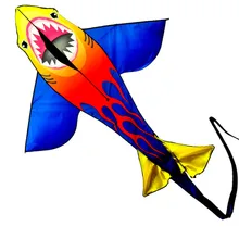 Новое поступление высокого качества огромный змей акулы с ручкой линии/струны легко летают