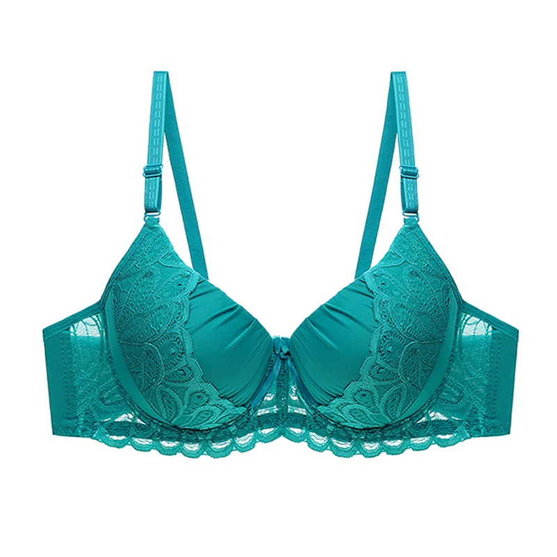 Julexy пуш ап женский бюстгальтер кружевной однотонный soutien gorge femme B C Cup brasieres нижнее