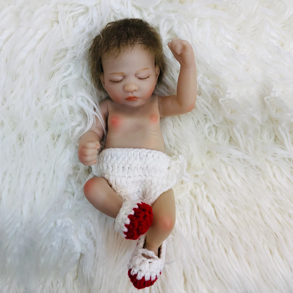 OtardDolls bebe reborn doll 1" Full slicone reborn очаровательные детские куклы ручной работы картина волосы подарок Bonecas для подарка на день рождения