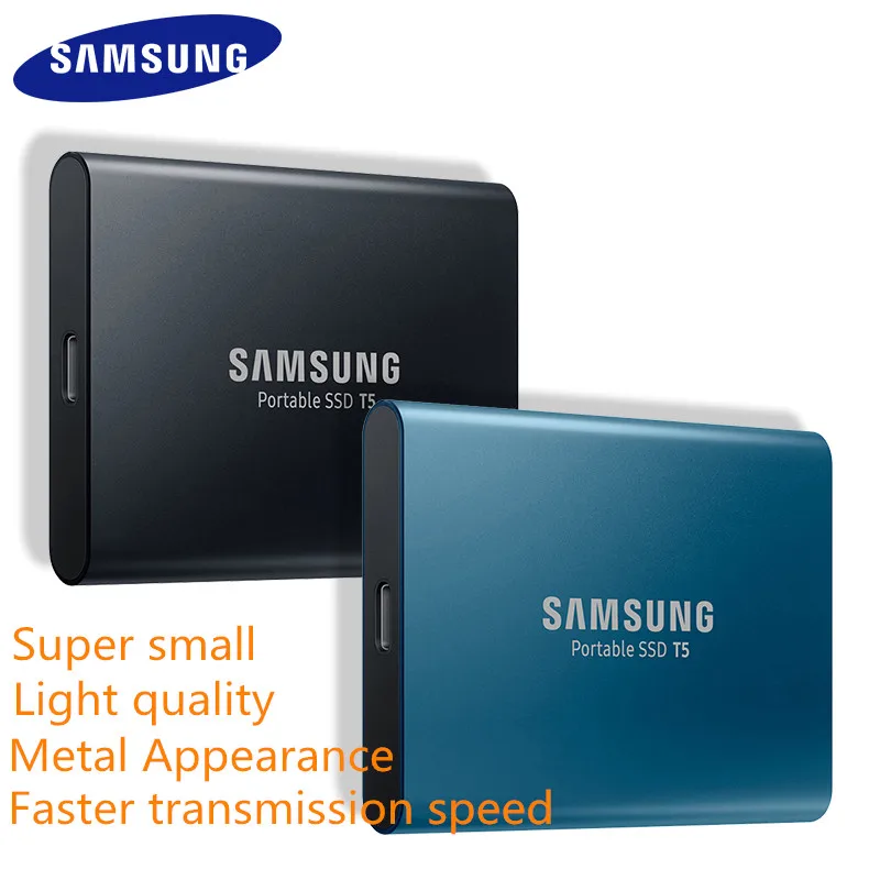 Samsung T5 Ssd Hdd 1 ТБ 2 ТБ портативный Топ внешний Hd накопитель Usb 3,1 для настольного ноутбука ПК Внешний жесткий диск