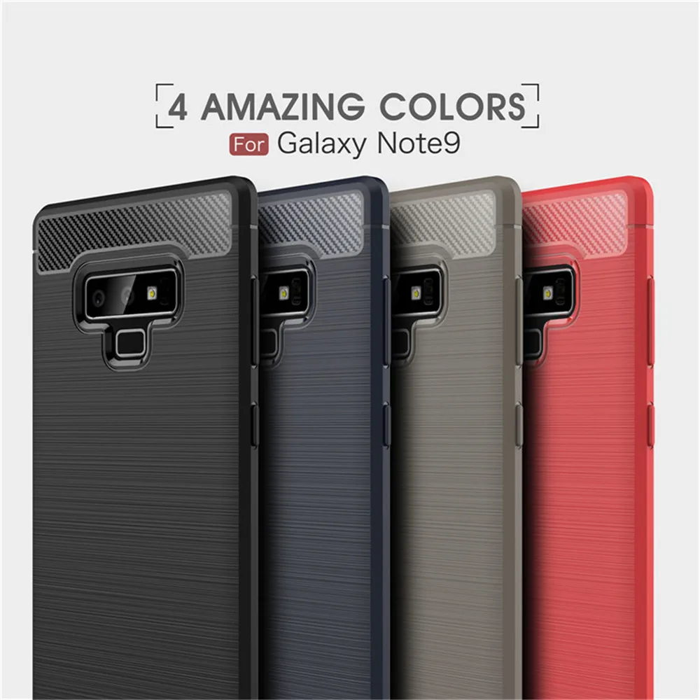 

For Samsung Galaxy Note 9 Case Luxury Full Soft TPU Silicone Cover ShockProof Case For Samsung Note 9 6.4 inch Thin Phone Cases