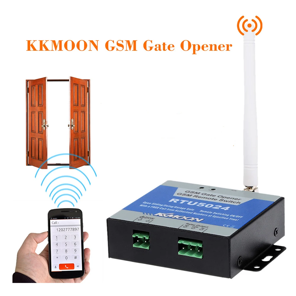 GSM Gate Opener Relay Switch Remote On/Off Switch Access Control