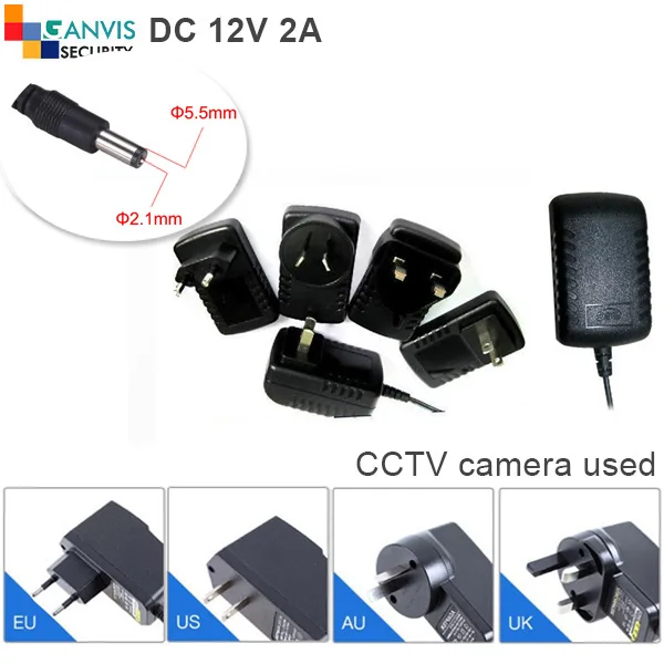 DC12V 2a power adapter for IP camera/cctv/LED lamp/router/ighting