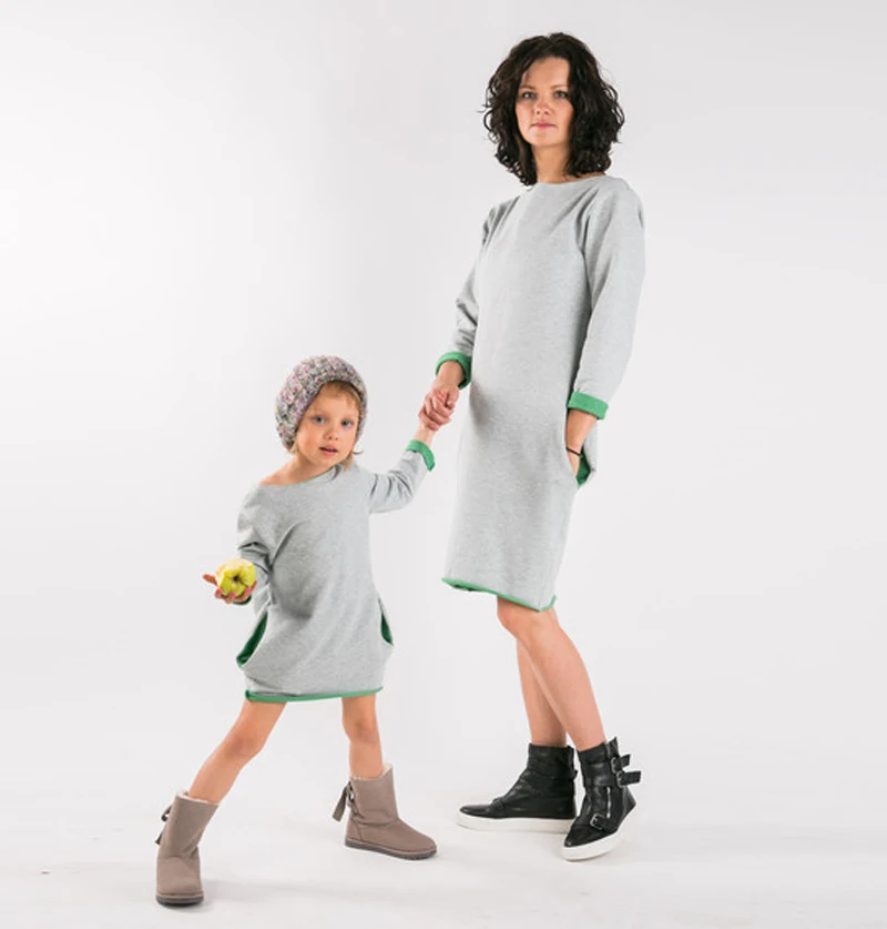 Pudcoco/осень ; Семейные комплекты; платья для мамы и дочки; платье для маленьких девочек; одинаковые комплекты для мамы и дочки
