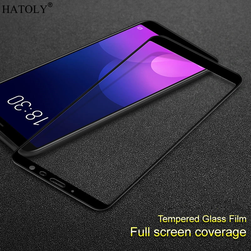 Закаленное стекло Meizu M6T Стекло 9H полное покрытие Защитная пленка для экрана
