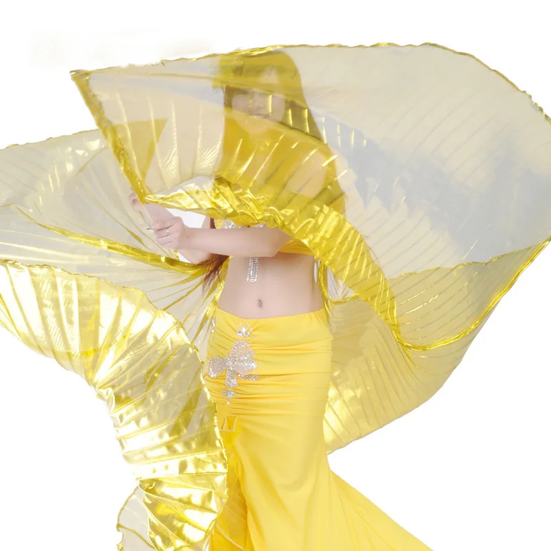 High Quality Egyptian Open Isis Belly Dance Wings Dance Accessories Wings Sale Without Stick 4 COLOR HOT SALE (2)