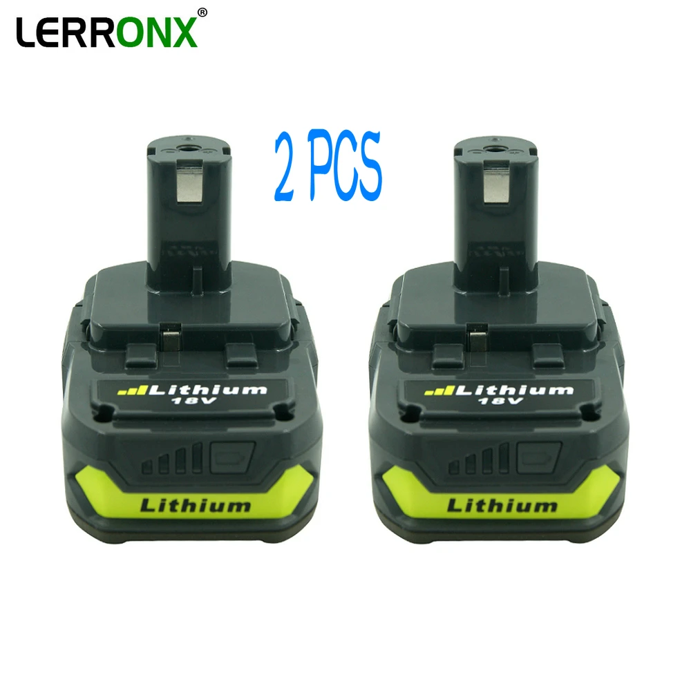 Литий ионная аккумуляторная батарея LERRONX 2 шт. 18 в 5 Ач замена для