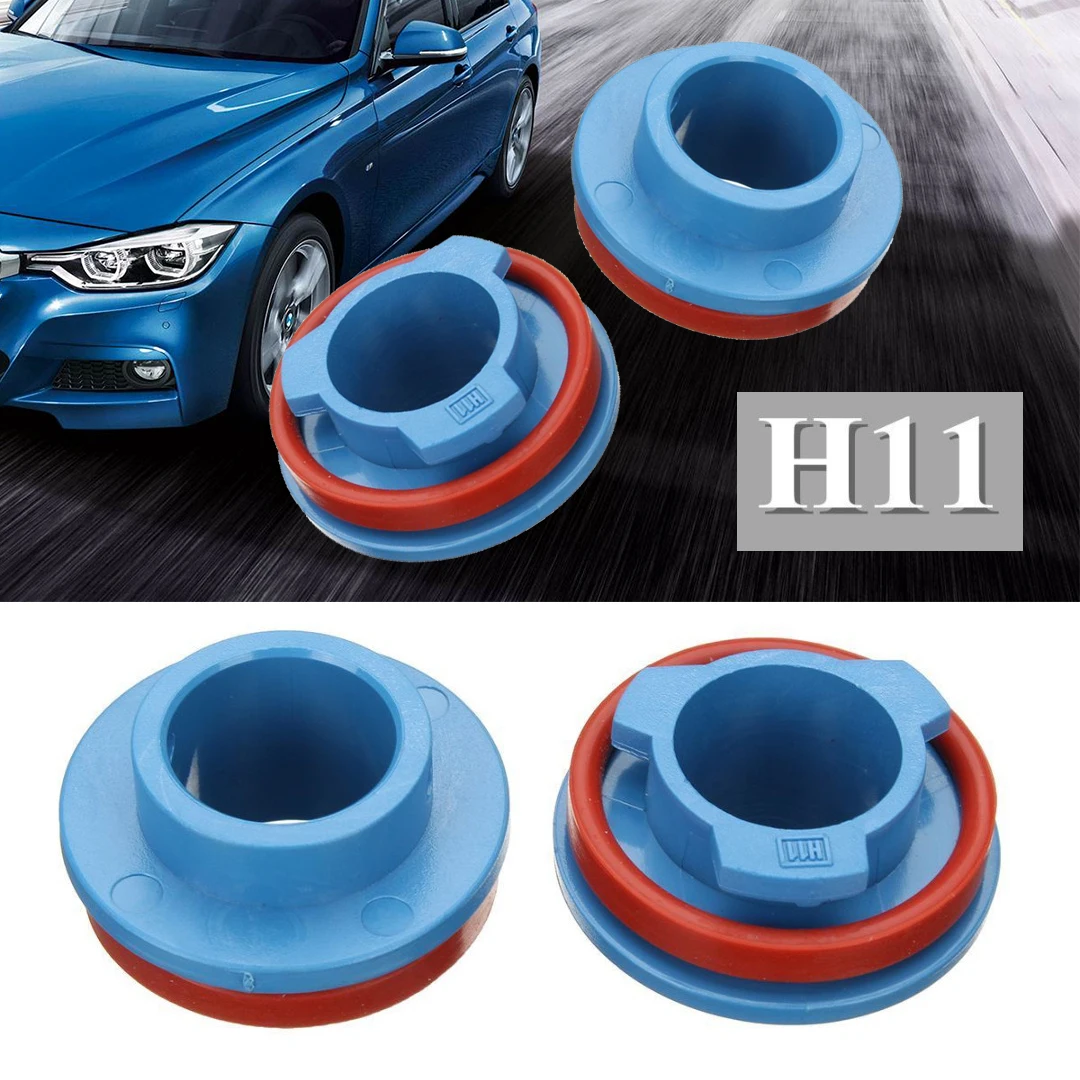 New Arrival 2pcs LED Headlight Bulb Base Adapter Socket Holder 8 Size