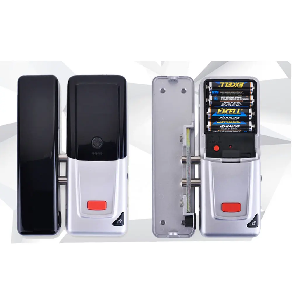 wireless Remote control home door locks smart electronic lock with 4 remote control(2)