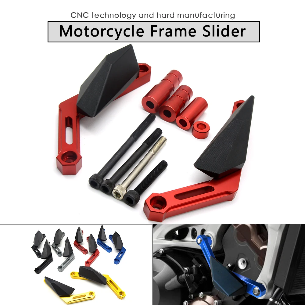 

For Yamaha MT 09 MT09 MT-09 2013 2014 2015 Motorcycle Frame Slider Motoecycles Crash Pads Protect Motorbike Falling Protector