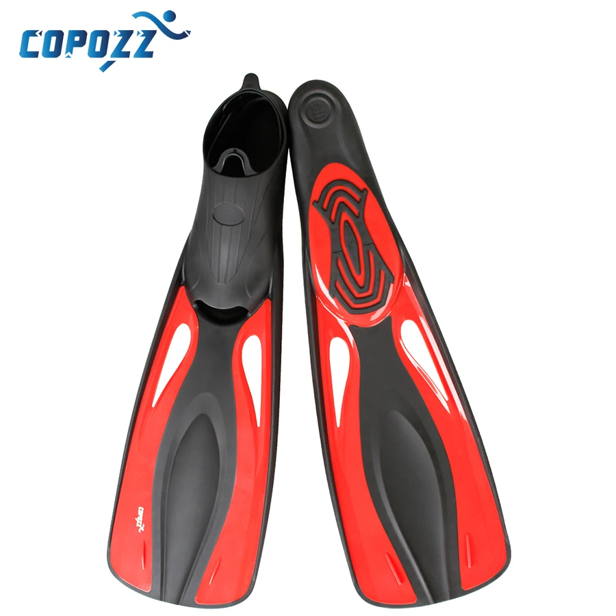Copozz PP TPR Long Swimming Fins bed Diving Flippers bed Training