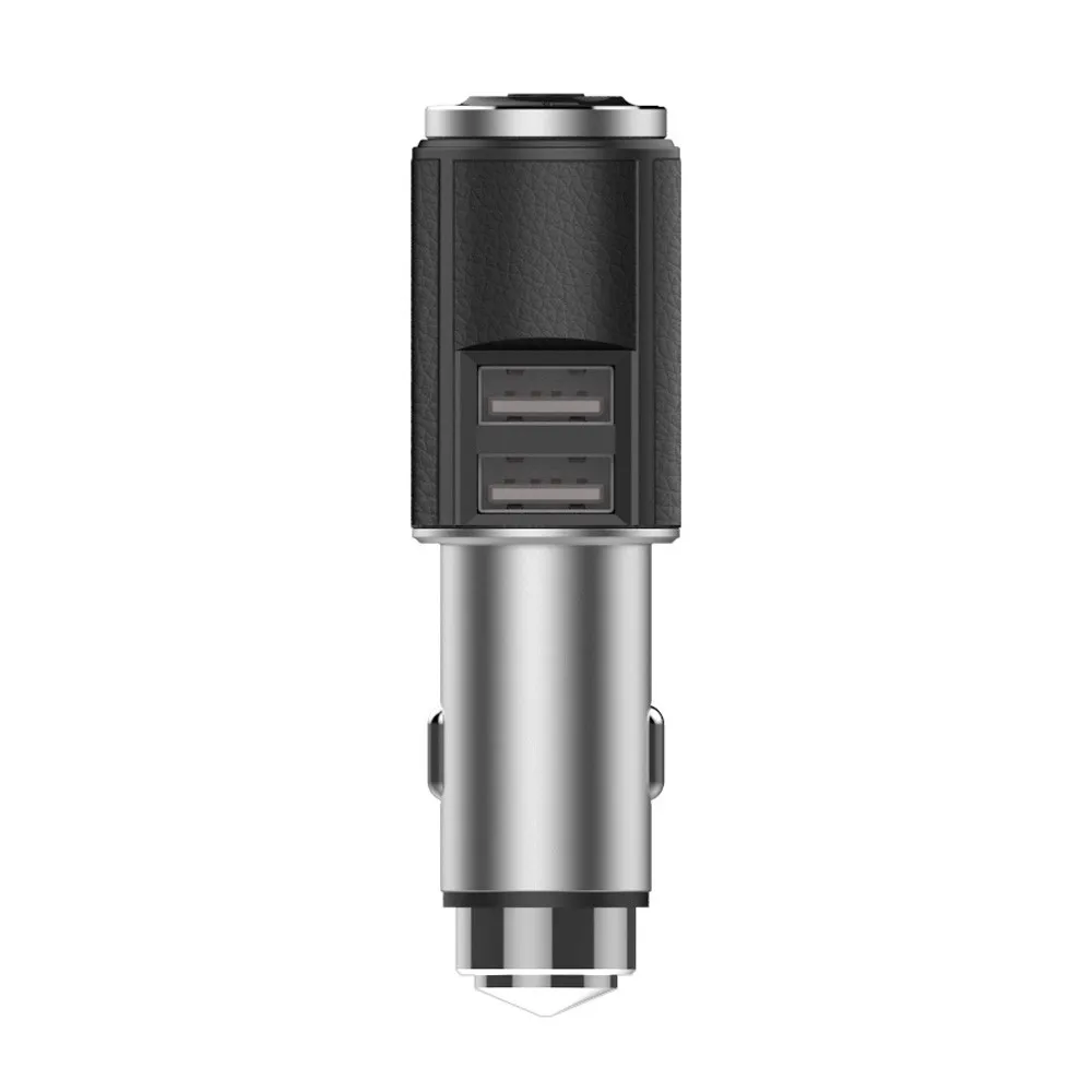 Bluetooth Headset 2 in 1 Dual USB Port Car Charger With Wireless