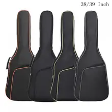 38/39 40/41 дюймов 1680D ткань Оксфорд Чехол для гитары сумка с двойными ремешками мягкий водонепроницаемый рюкзак 10 мм из хлопка