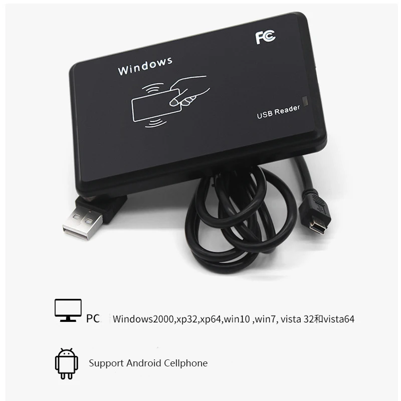 RFID считыватель EM4100 USB близость Сенсор смарт-карт без привода запуска устройства EM