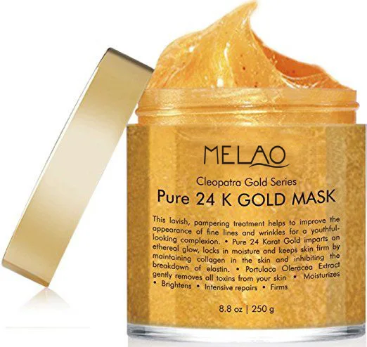 

24 K Gold Facial Mask Mask for Anti Wrinkle Anti Aging Facial Treatment, Pore Minimizer, Acne Scar Treatment & Blackhead Remover