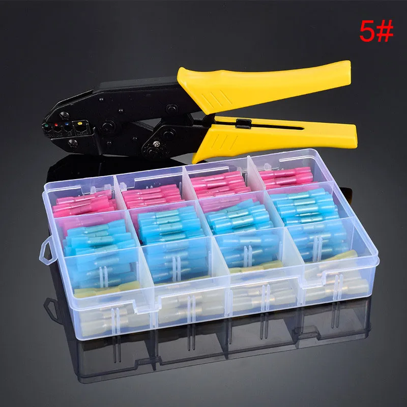 

200 Pcs Heat Shrink Butt Connectors Terminals Insulated Waterproof for Marine Auto TB Sale