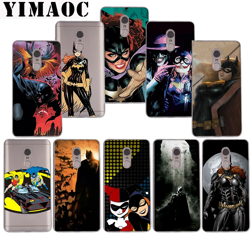 

YIMAOC 67z Batgirl Batman Begins Soft Case for Xiaomi Mi a1 a2 f1 6 8 lite se mix 2s Redmi 5 6 6a S2 Plus 5A Note 5 6 Pro 4 X