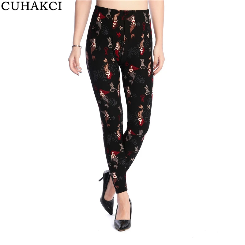 

CUHAKCI Push Up Leggins New Printing Women Summer Sportswear Fitness Leggings Workout Jegging High Waist Pant Female Leggings