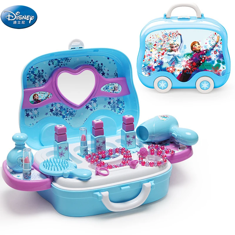 Набор для макияжа Disney frozen elsa and anna модный игрушечный туалетный столик с имитацией