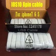 Зарядное устройство Быстрая скорость зарядки 1 м 3 фута синхронизации данных зарядное устройство для iPhone7 6 5 8 Pin USB кабель с розничной упаковкой коробка