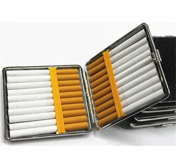 

20Pcs Leather Pocket Cigarette Tobacco Case Box Holder 9.6cm x6.2cm x 1.8cm