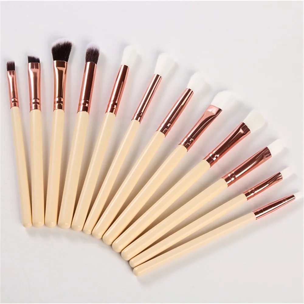 NEW 12Pcs Makeup Brush Lip Eyebrows Sets Kits Tools Concealer Professional Kwasten Set Cosmetic Make up Brushes | Красота и здоровье