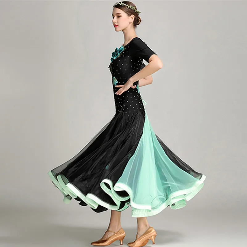 Платья для конкурса бальных танцев, бальных танцев, платья для вальса, стандартные платья для танцев, стандартная одежда для бальных танцев