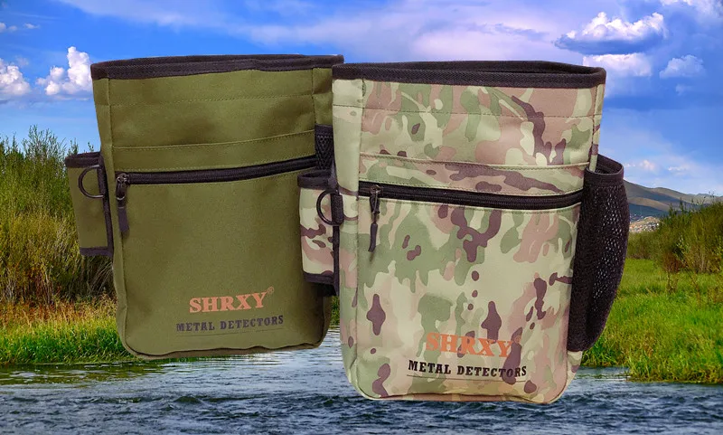 Metal Detector Pouch Bag Digger Supply Treasure Waist Pack Good Luck Finds Bag Garden Detecting Tools Shovel Bag