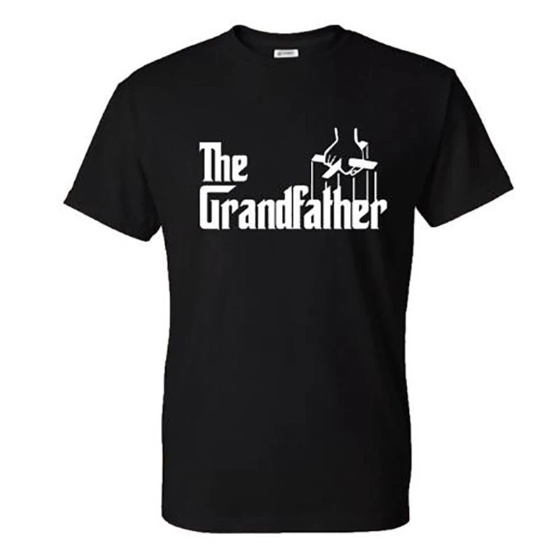 

New arrival THE GRANDFATHER Funny Father's Day Spoof - Mens Cotton T-Shirt casual hipster cool tops