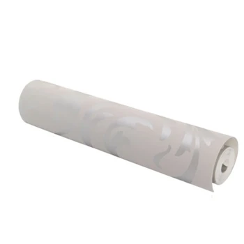 

Luxury 3D Victorian Damask Embossed Feature Wallpaper Rolls TV Background (Silver Grey)