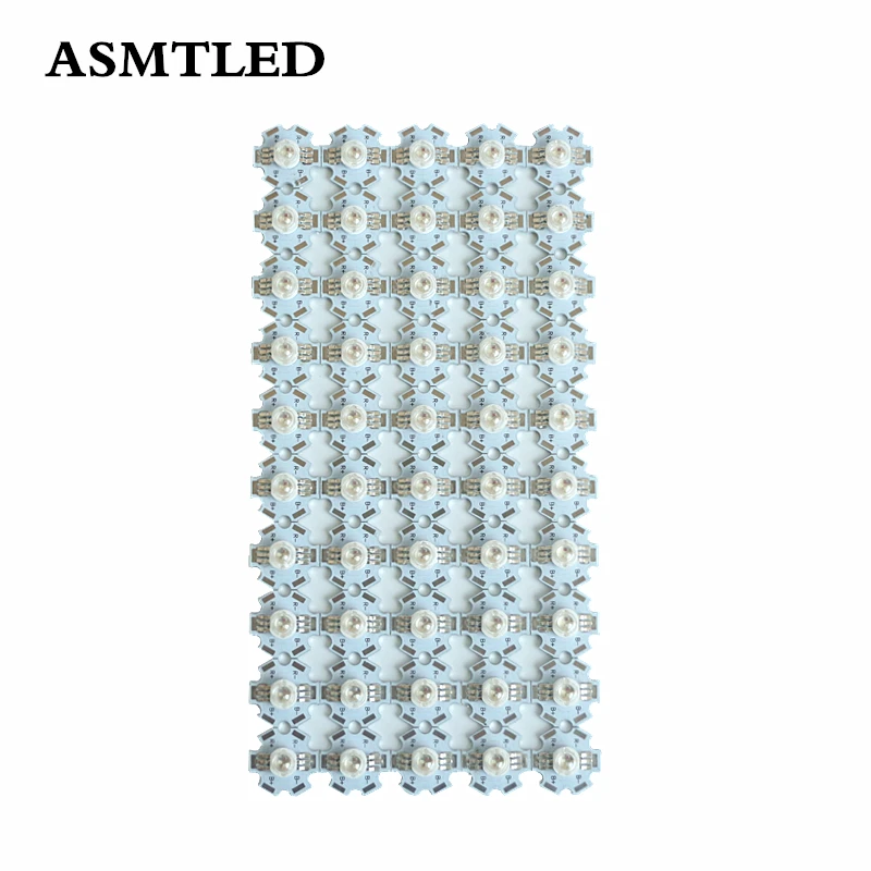 

High Power Integrated LED Chip 1W Red + Green + Blue 3W RGB SMD COB Light Lamp Beads + 20mm Star PCB Heat Sink Aluminium Base