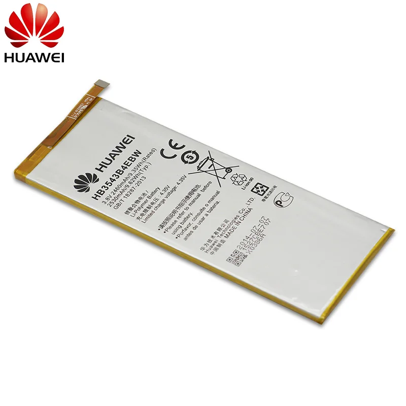 Hua Wei аккумулятор для телефона HB3543B4EBW для huawei Ascend P7 L07 L09 L00 L10 L05 L11 2460 мАч Сменные Аккумуляторы Бесплатные инструменты