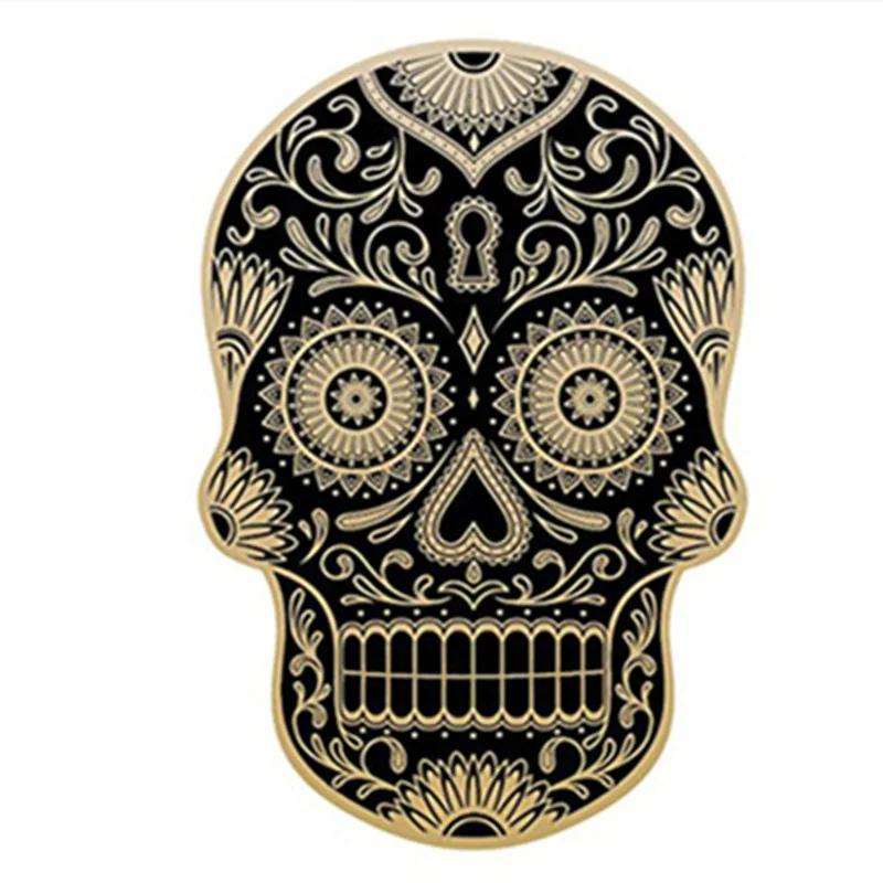 1pc Flower Horror Skull Stickers Mexican Calaver Sugar Skull Sticker Computer Laptop Skin Vinyl Sticker for Motorcycle Car