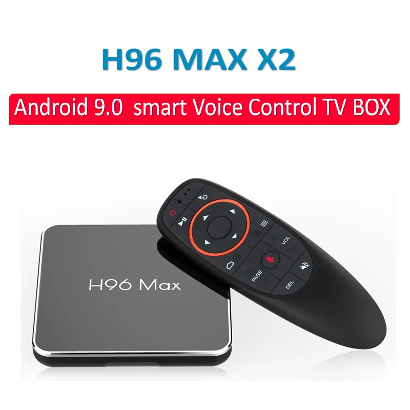 

H96 max X2 Android 8.1 Amlogic S905X2 LPDDR4 4GB ram 32GB/64GB rom Smart tv box H96 MAX Google Voice Control android tv