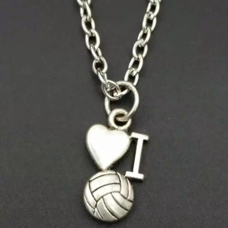 Ожерелье с подвеской в виде баскетбола I love 5 шт./лот|pendant necklace|necklace charmwomen jewelry |