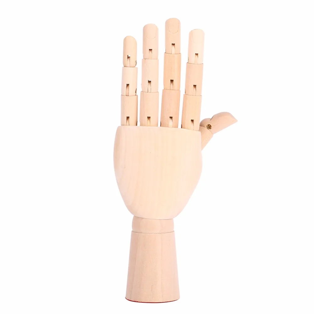 Wood Figure joint Wooden Cartoon Hand  (3)