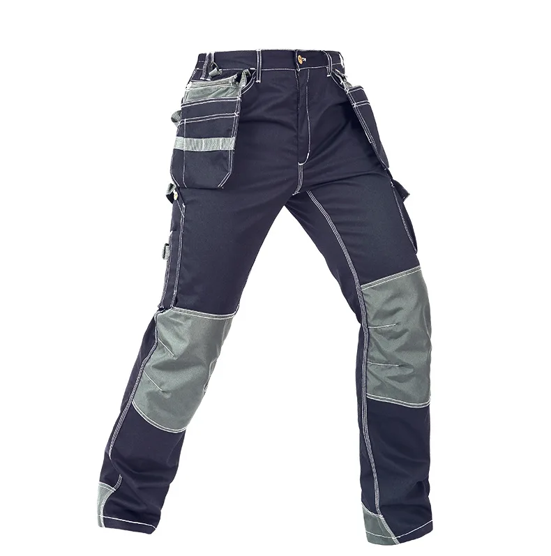 Working Pants Multi-Pockets Wear-Resistant Worker Mechanic Cargo Pants Work Wear Trousers High Quality Machine Repair Pants
