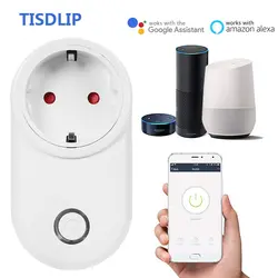 TISDLIP Smart Plug Wi-Fi Управление разъем питание, дистанционное управление Умный выбор времени коммутатор ЕС Великобритания США Разъем для