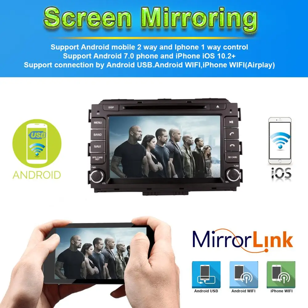 4 ГБ ОЗУ Android 8 0 Восьмиядерный автомобильный DVD плеер навигация головное