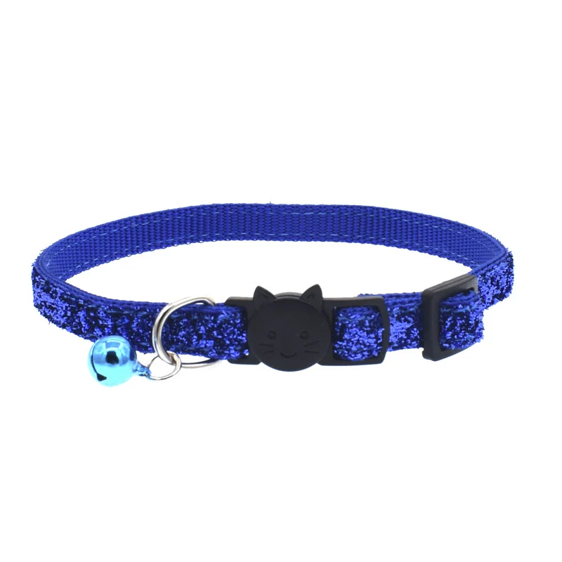 Buy Glitter Cat Collar With Bell Safety Kitten Small