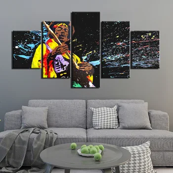 

Canvas Painting 5 Pieces music Posters Modern Home Wall Decor Canvas Art HD Print Wall Pictures For Child Bedroom