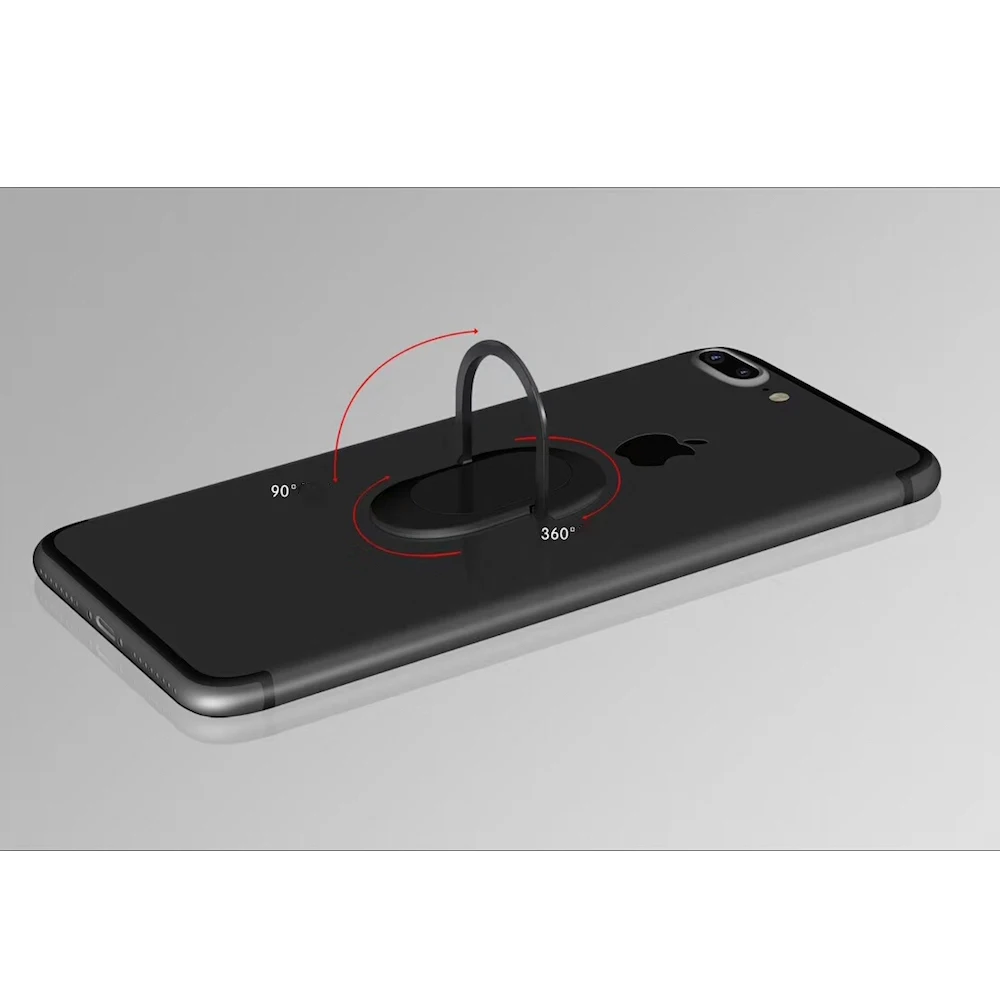 Hunreone 360 градусов вращения Ультратонкий Универсальный мобильный Подножка для телефона палец кольцо и держатель адсорбции для автомобиля