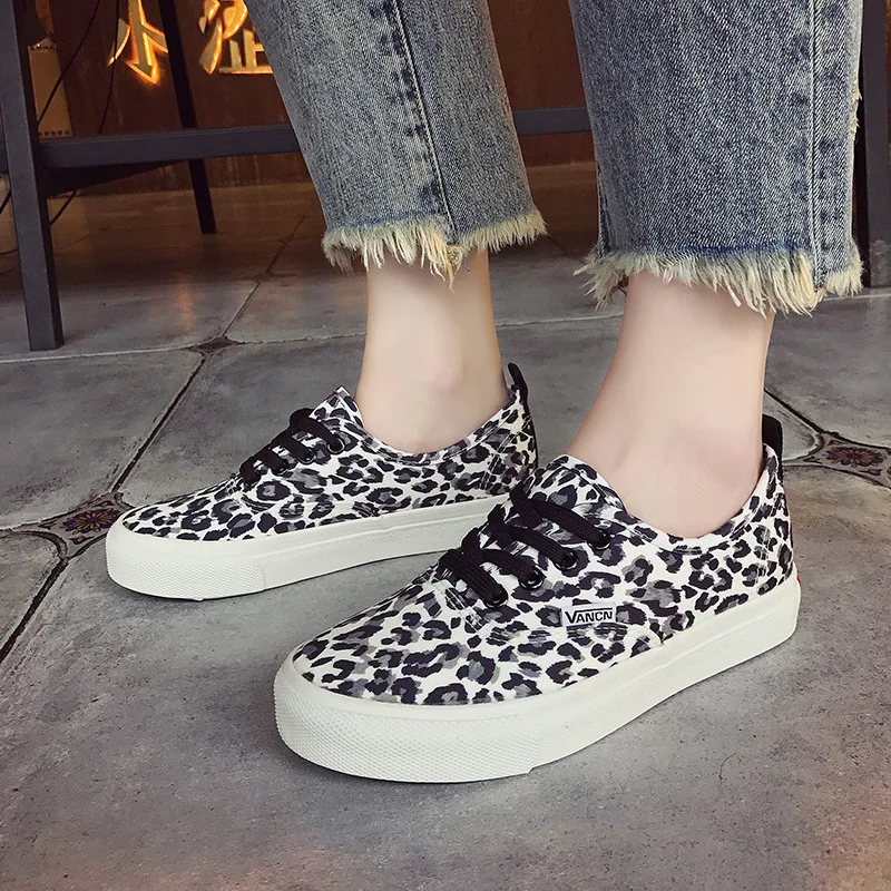 

New leopard casual shoes women's shoes flat with casual shoes women's flat bottom