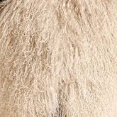 CX-D-04D длинные волосы Популярные Подлинная монгольских овец Мех животных Наволочки крышка - Цвет: beige