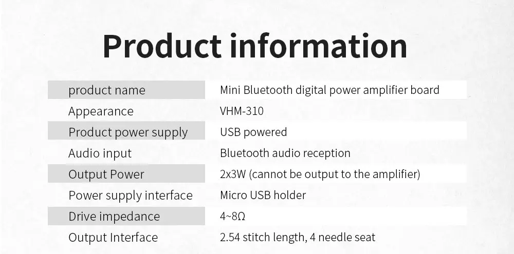 PAM8403 беспроводной Bluetooth 4,0 стерео аудио приемник модуль цифровой усилитель звук Громкая плата Micro USB 3 Вт+ 3 Вт 5 В DC для Arduino