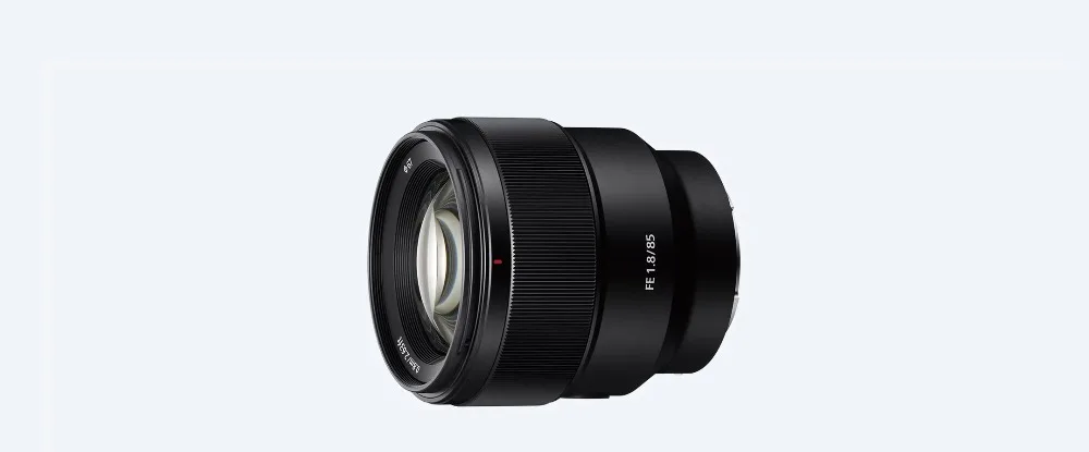 Объектив sony 85 мм sony FE 85 мм F1.8 портретный телеобъектив SEL85F18 для зеркальной камеры sony a6500 a7 II a7 III a7R II a7R III a7S II a9