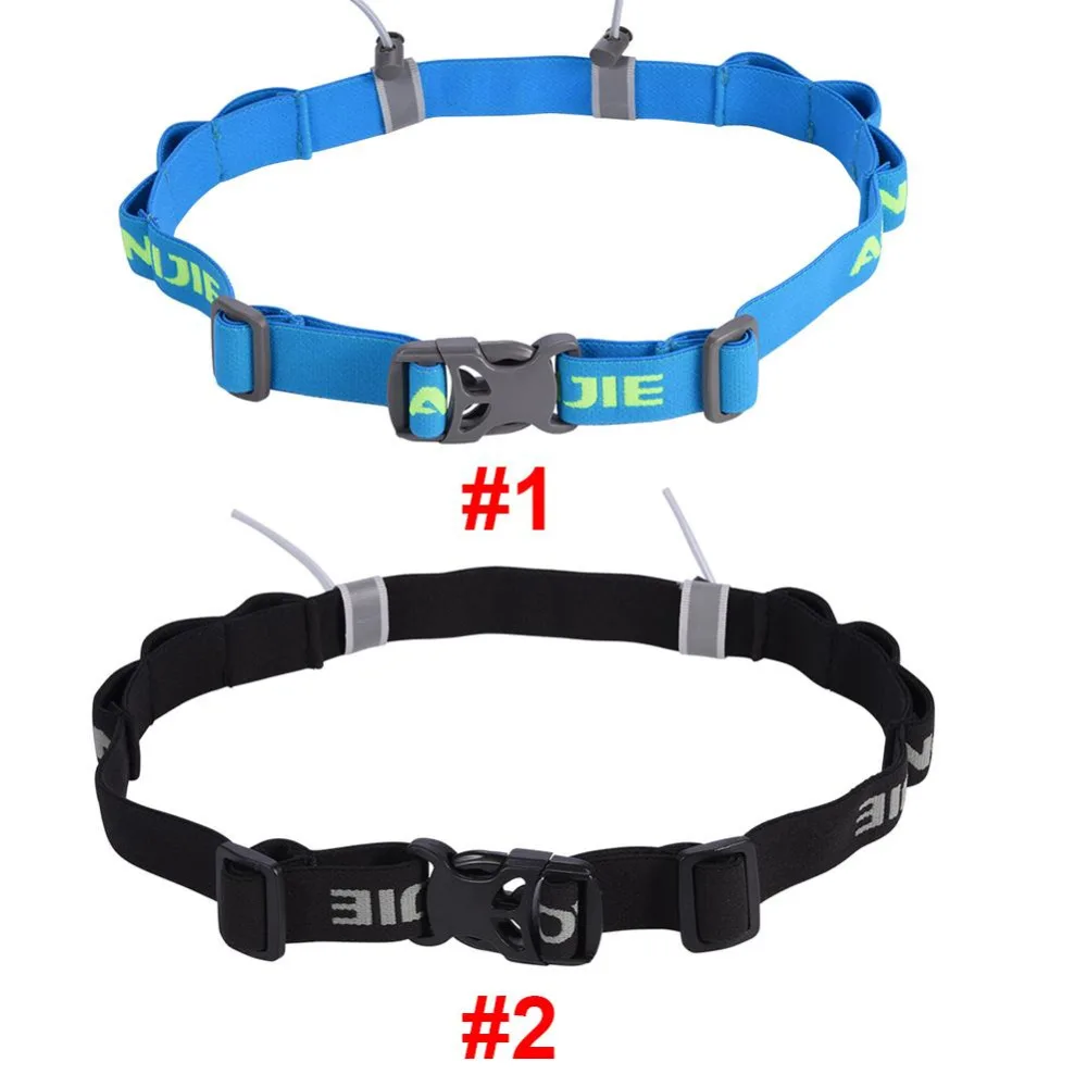 

Sports Race Belt Unisex Number Waist Belt Triathlon Marathon Running Waistband with Energy Gel Holder Running Outdoor sports